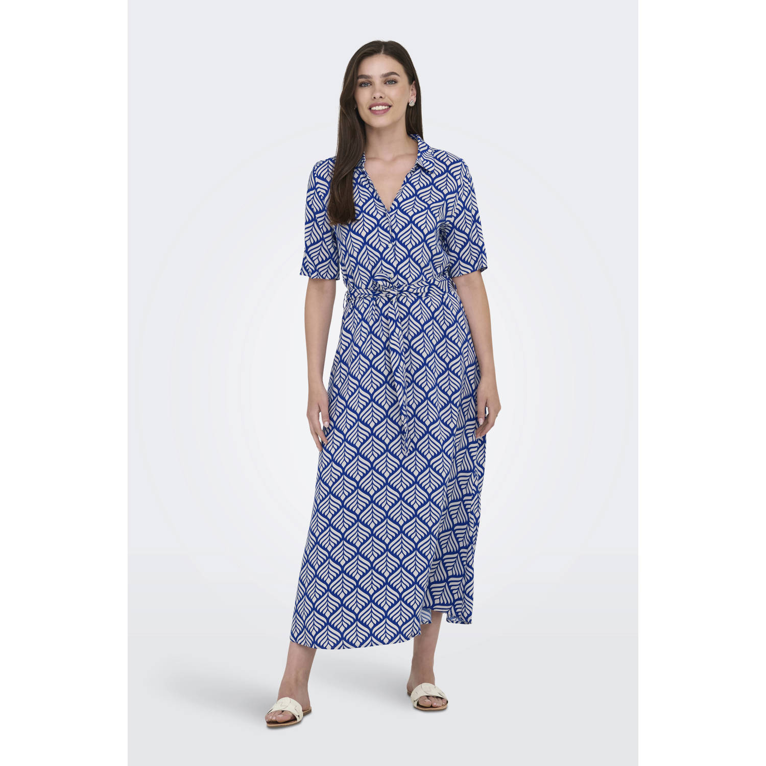 JDY maxi jurk blauw