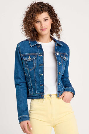 spijkerjas medium blue denim
