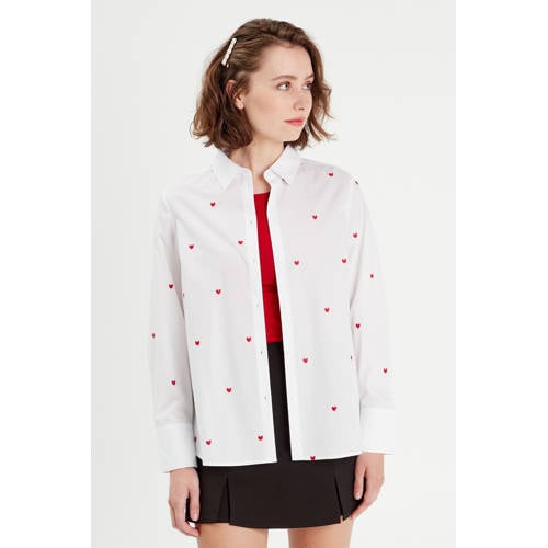 Cache Cache blouse wit met hartjes afbeelding
