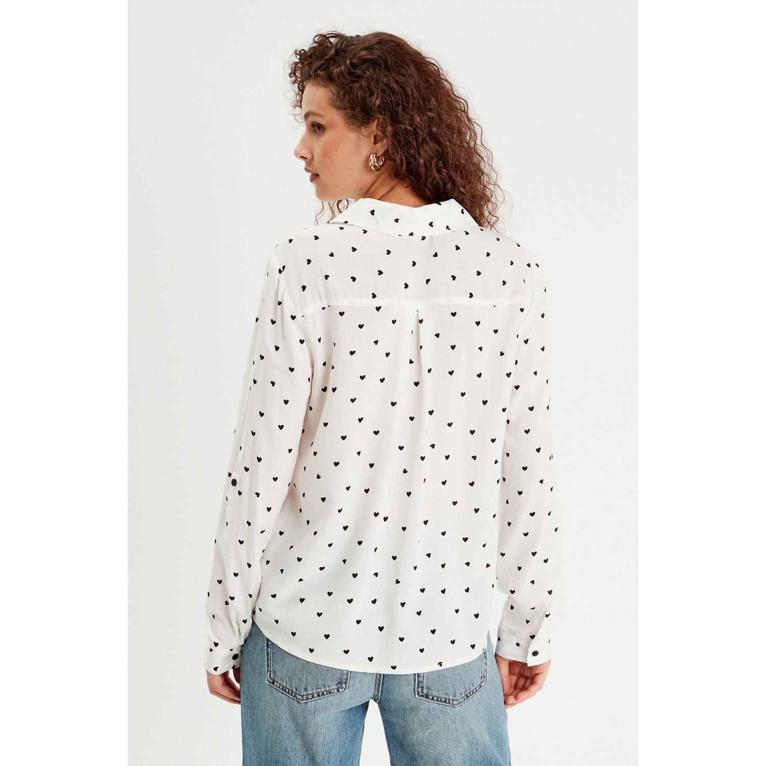 Cache blouse wit