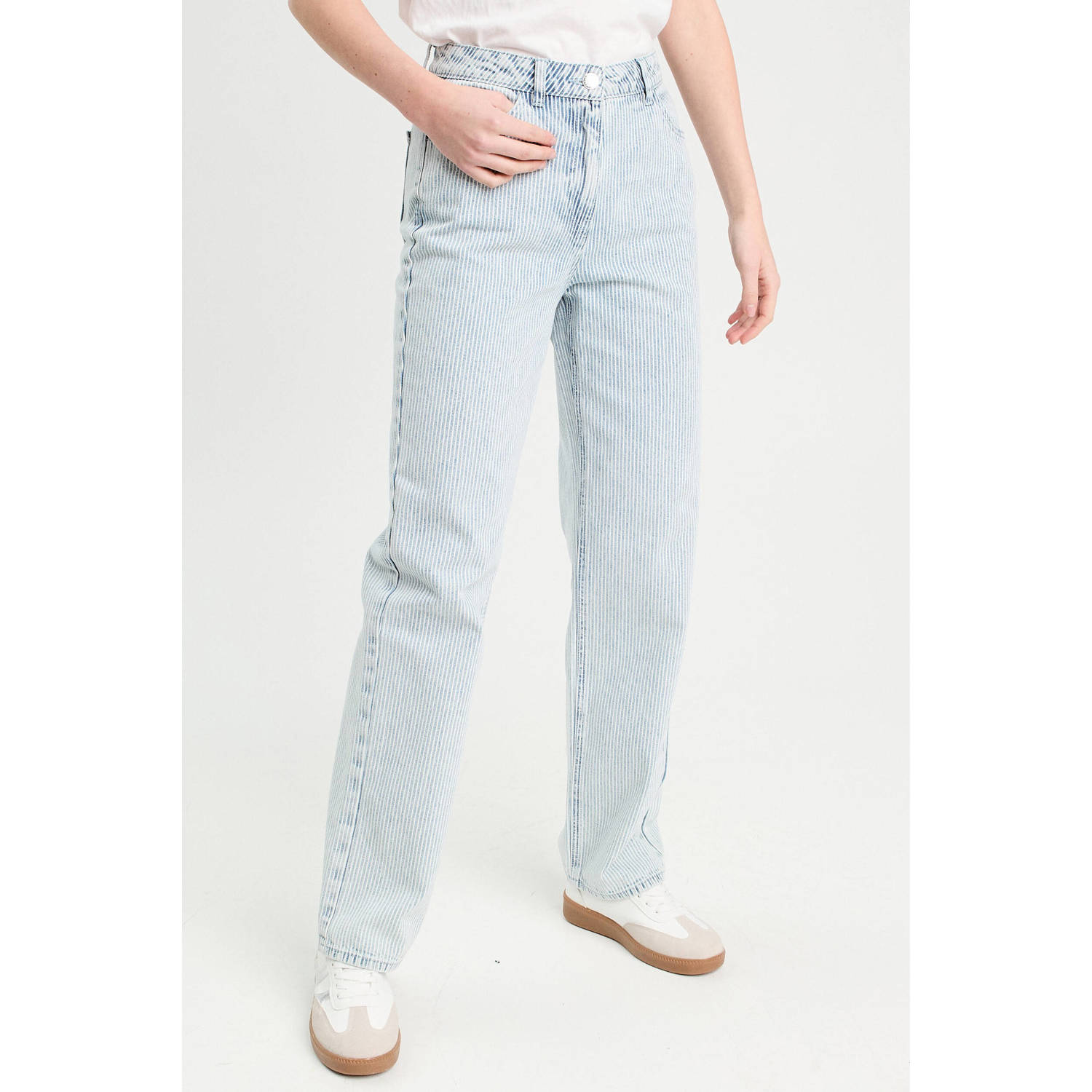 Cache high waist grijsblauw