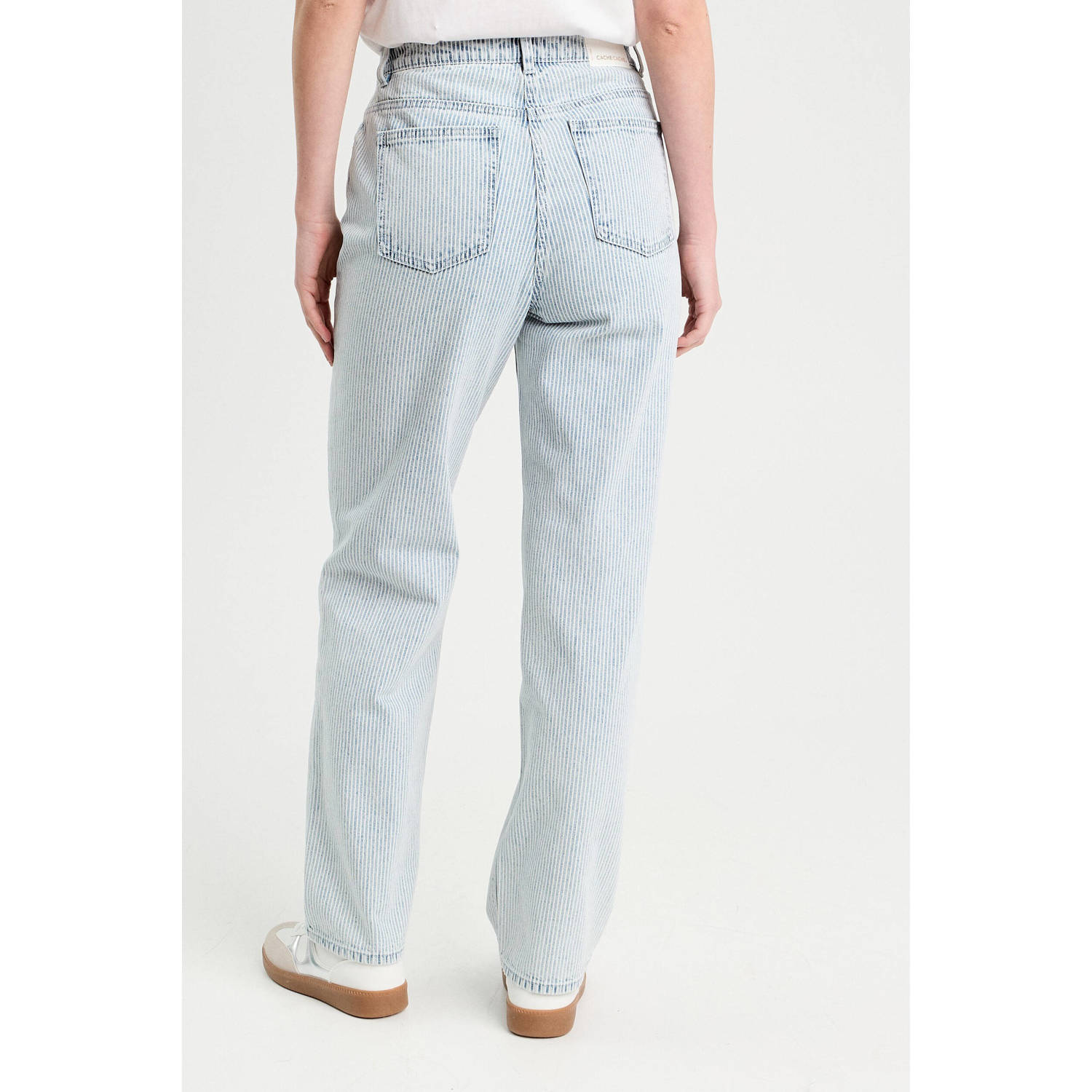 Cache high waist grijsblauw