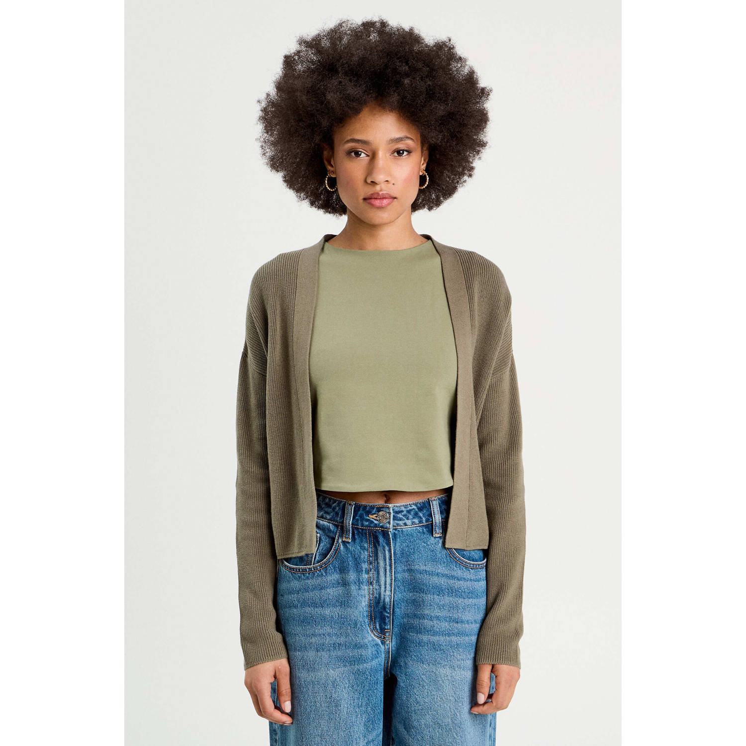 Cache vest kaki