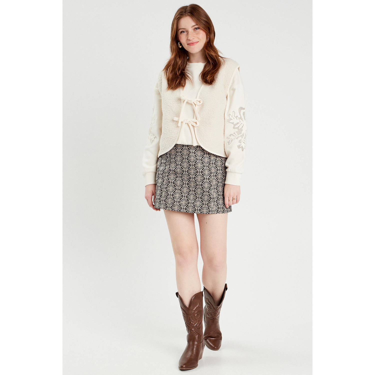 Cache mini rok zwart