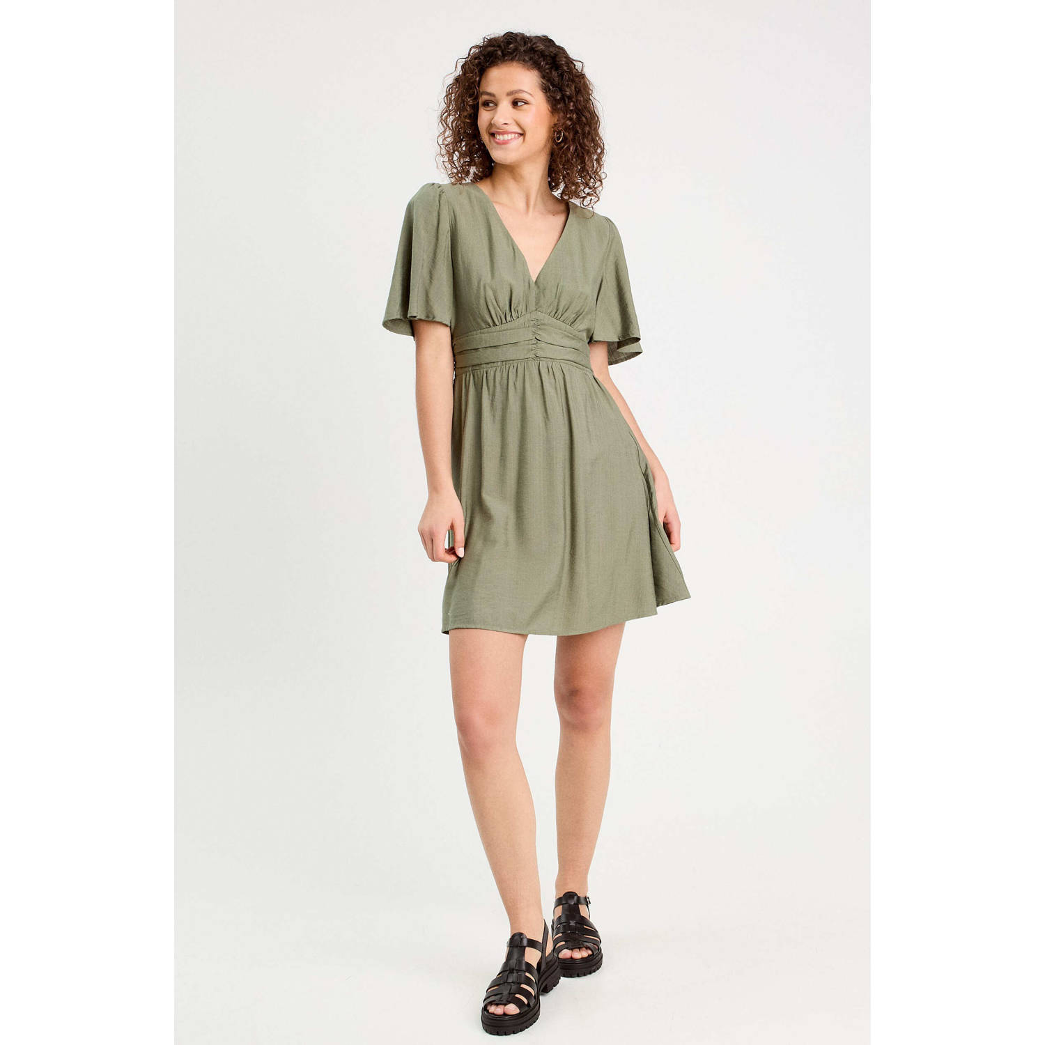 Cache mini jurk kaki