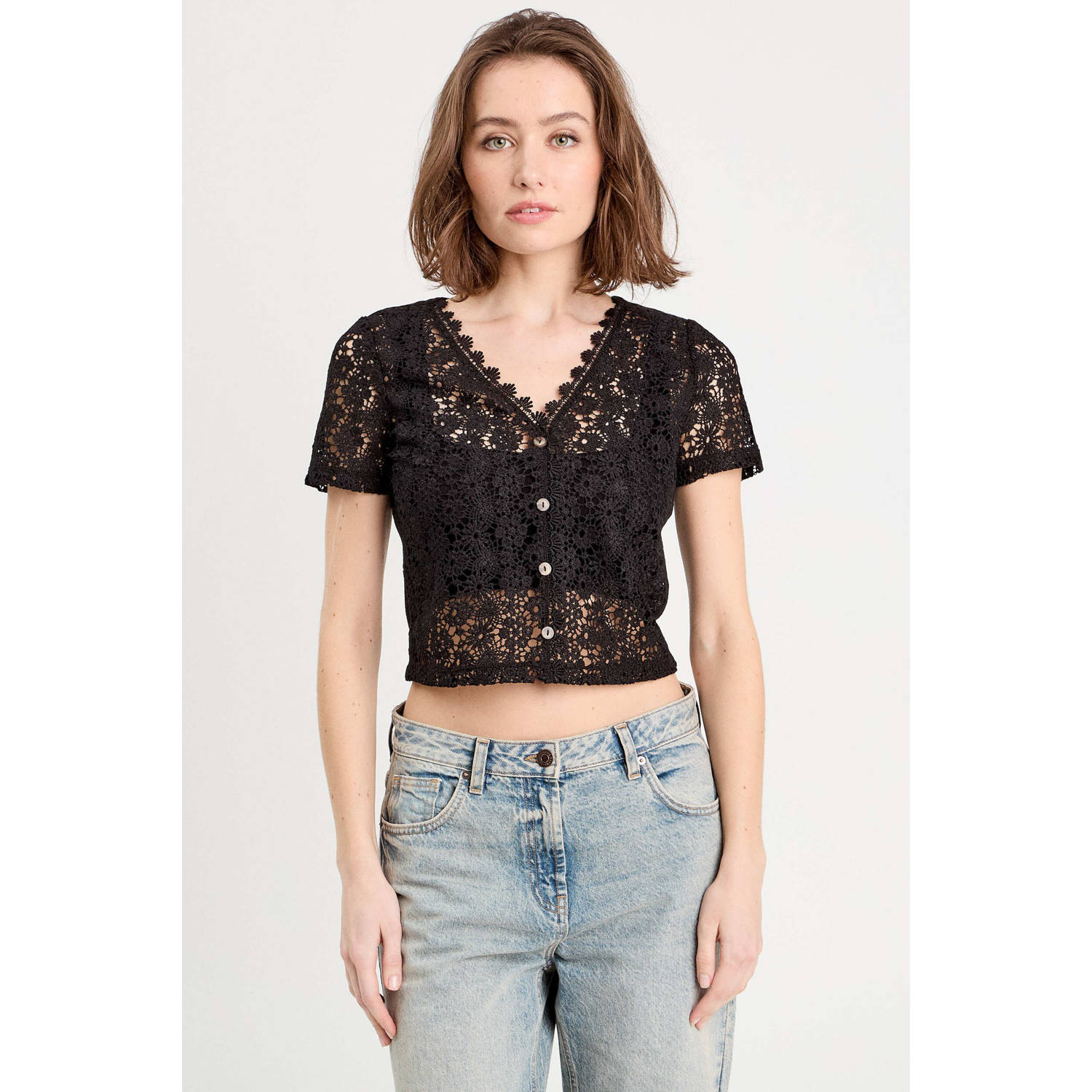Cache top crochet