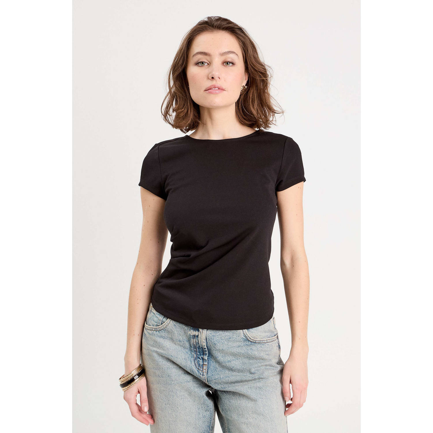 Cache top zwart