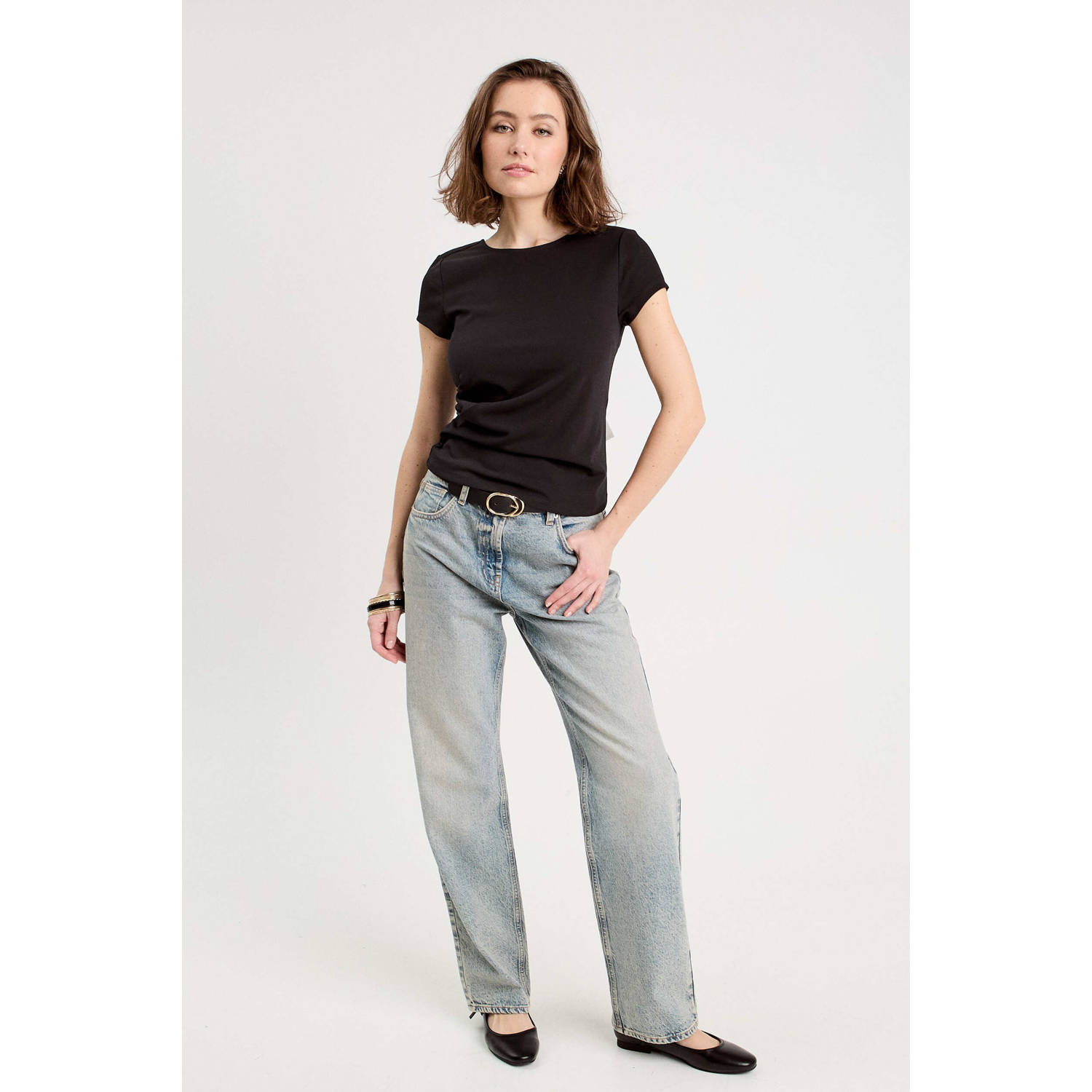 Cache top zwart
