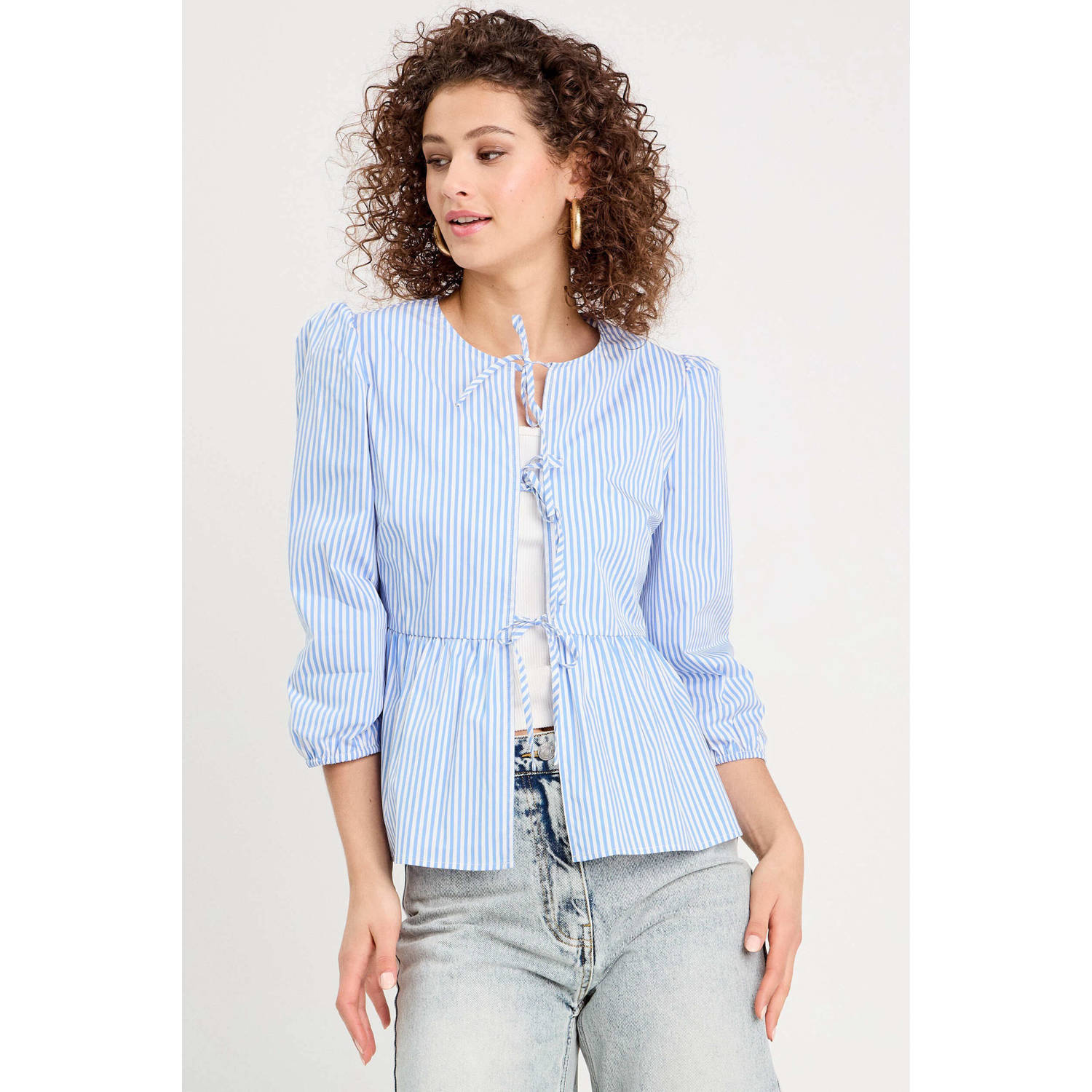 Cache blousetop blauw