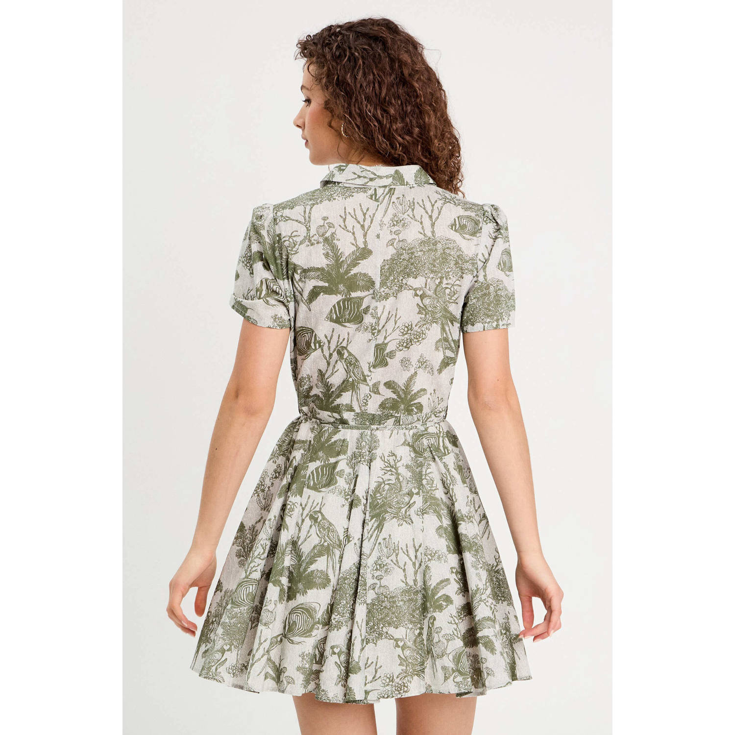 Cache blousejurk groen