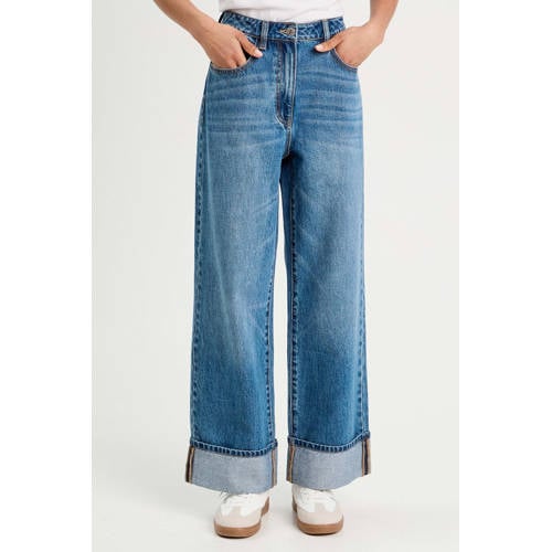 Cache Cache wide leg jeans medium blue denim afbeelding