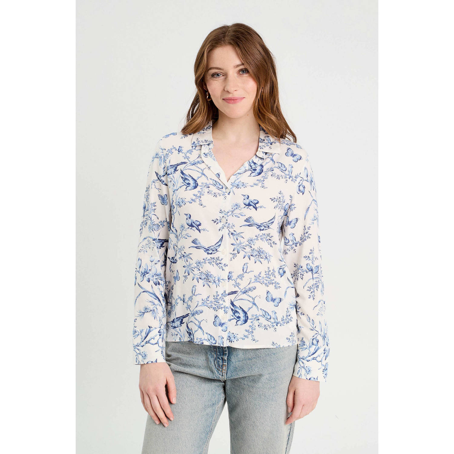 Cache blouse wit