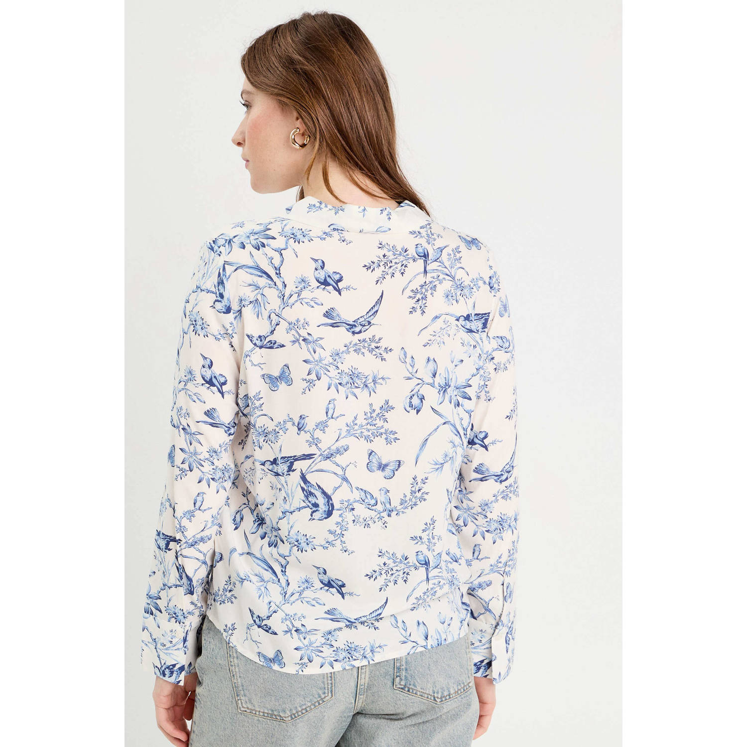 Cache blouse wit