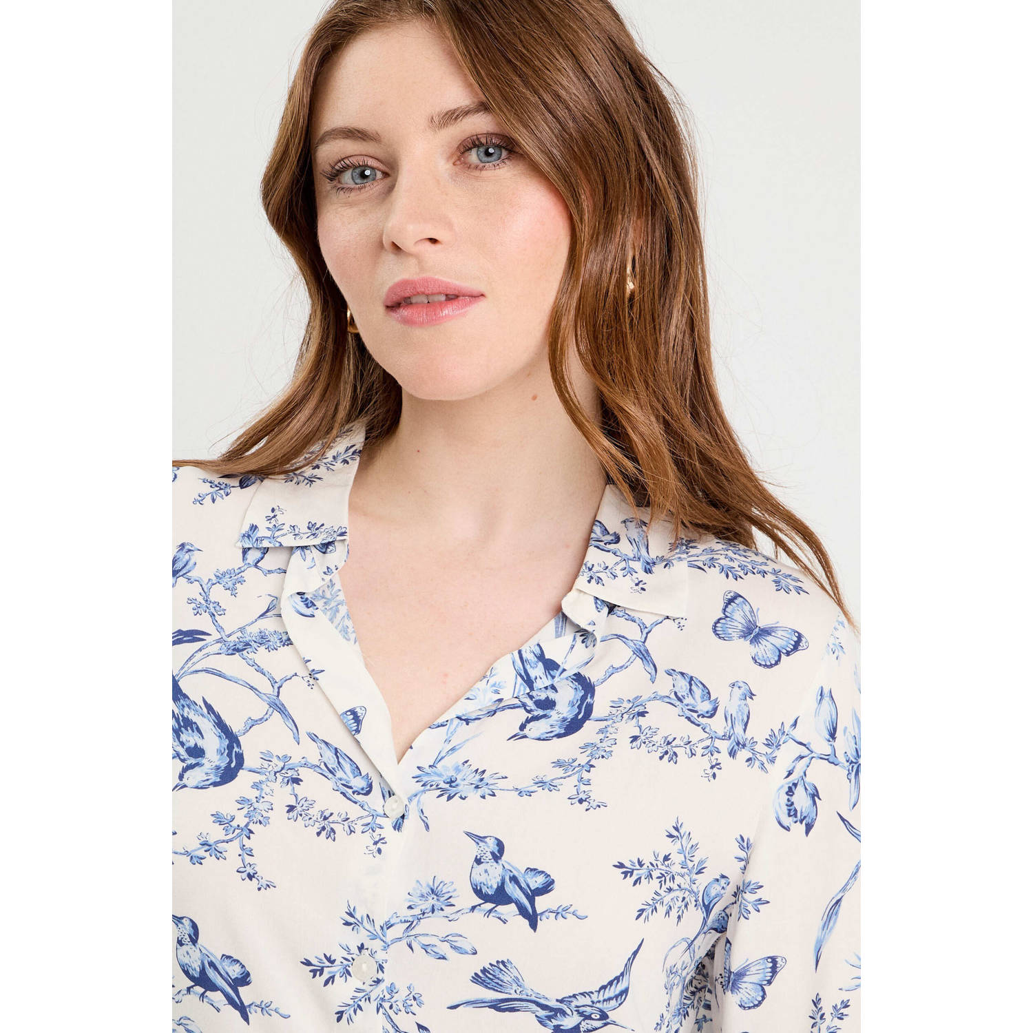Cache blouse wit