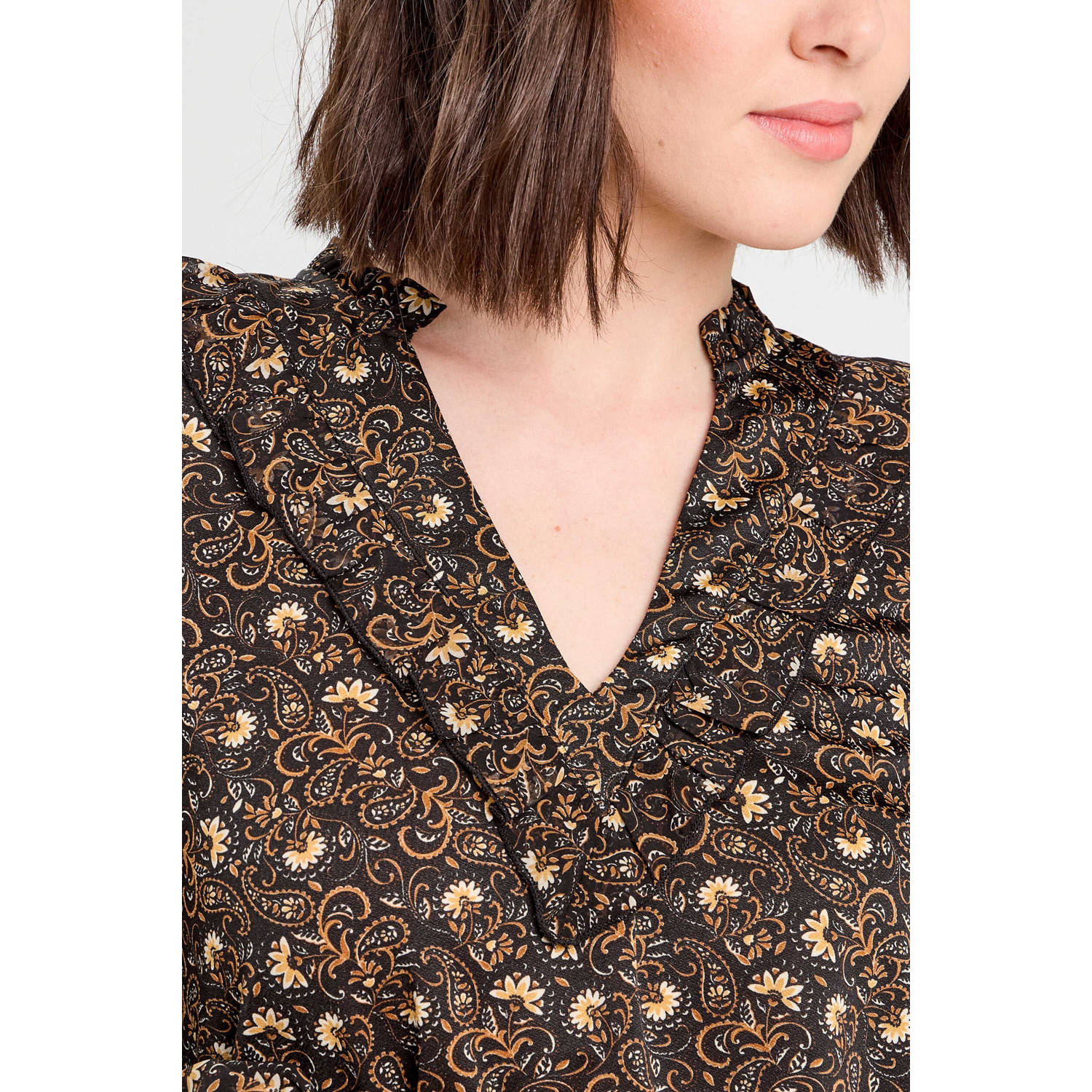 Cache blouse zwart