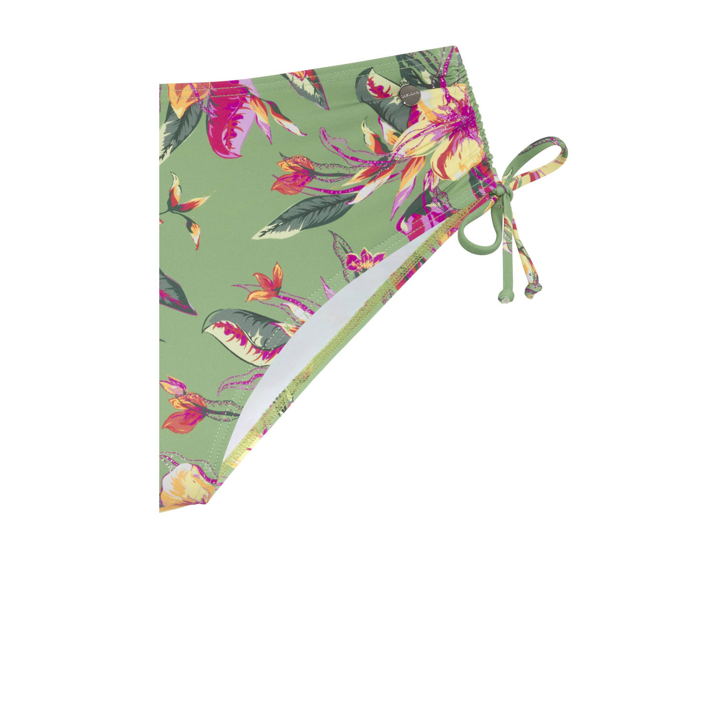 Lascana bikinibroekje groen roze geel