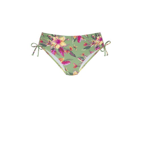 Lascana bikinibroekje groen/roze/geel afbeelding