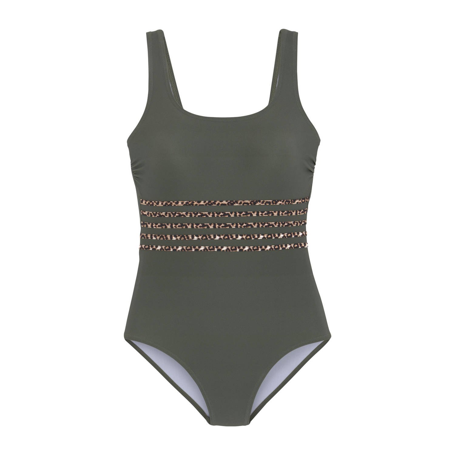 Lascana Badpak Adelin met een modellerend effect en gedessineerde details