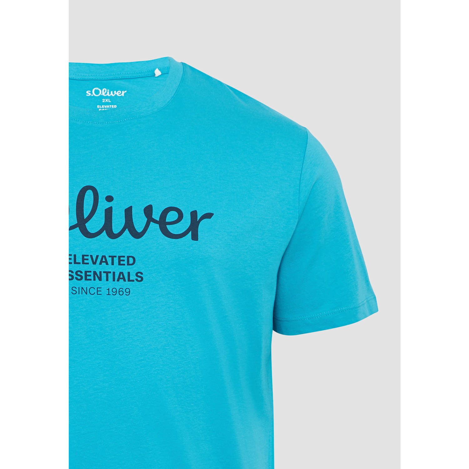 s.Oliver Big Size T-shirt blauw