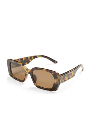 zonnebril PCTIANA met tortoise print bruin