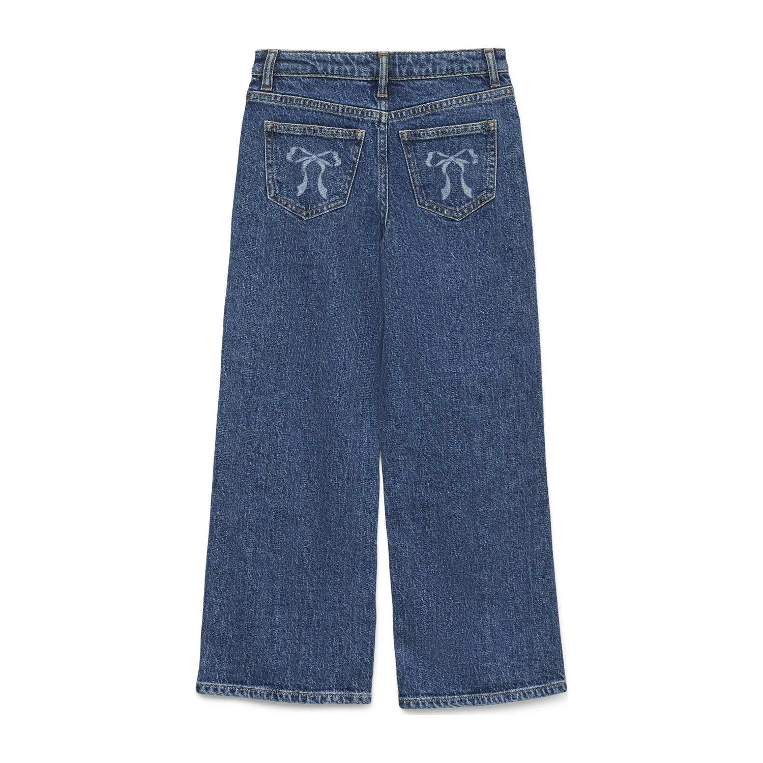 VERO MODA GIRL wide leg jeans medium blue denim