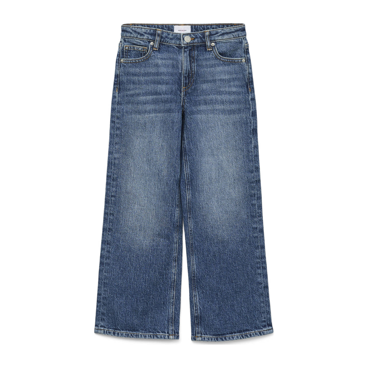 VERO MODA GIRL wide leg jeans medium blue denim