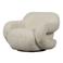 WOOOD Folke Fauteuil - Chenille Naturel - Melange - 70x88x88