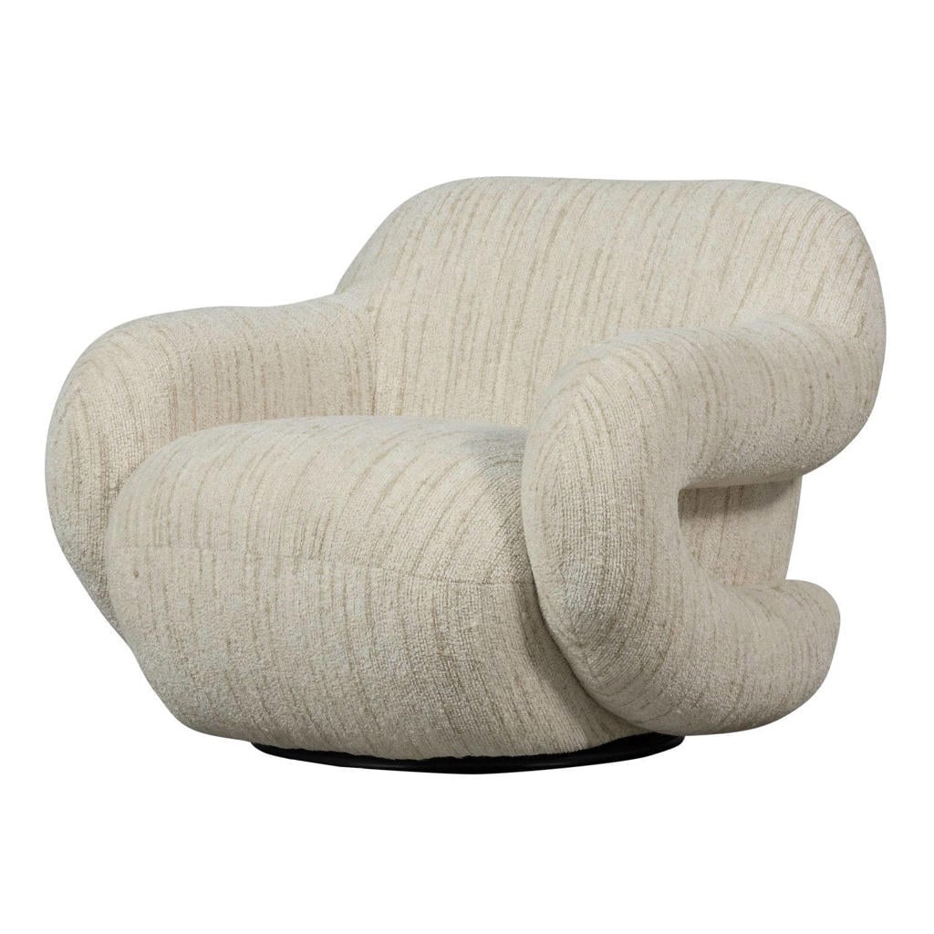 WOOOD WOOOD Folke Fauteuil - Chenille - Oudroze Melange - 70x88x88