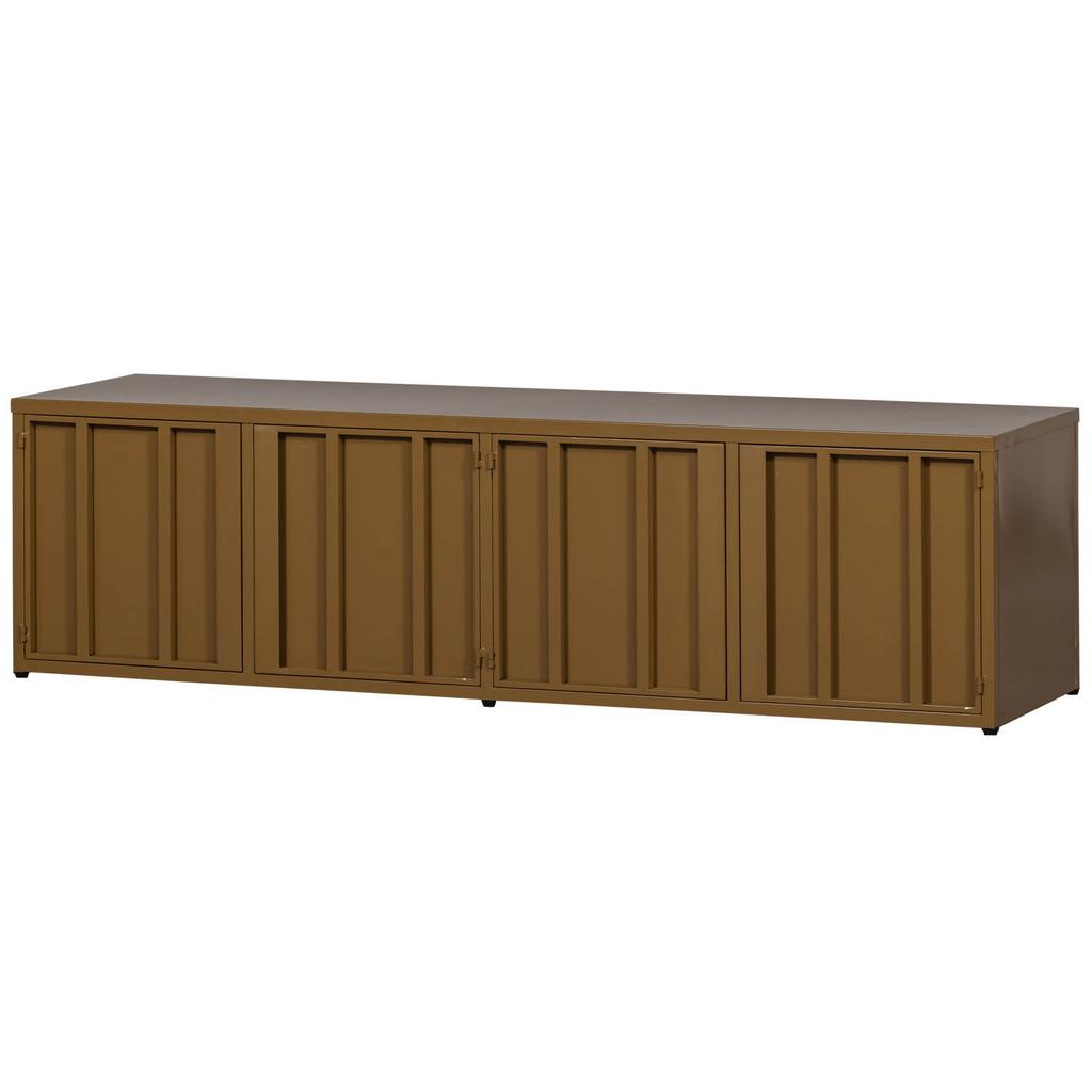 WOOOD WOOOD Level Tv-Meubel - Metaal - Honinggeel - 44x160x44
