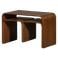 WOOOD WOOOD Frey Multifunctionele Bijzettafel - Hout - Walnoot - 40x60x32