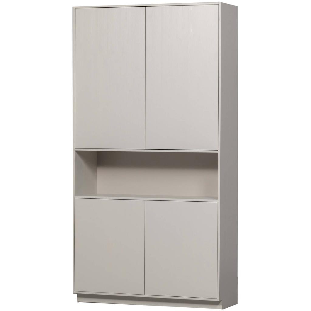 WOOOD Finca Opbergkast - Zwart - 210x110x40