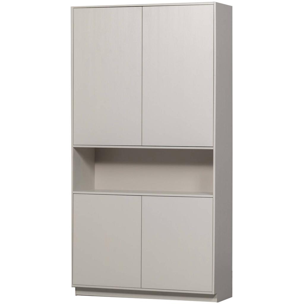 WOOOD WOOOD Finca Opbergkast - Zwart - 210x110x40