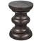 WOOOD WOOOD Jonah Bijzettafel - Hout - Donkerbuin - 42x30x30