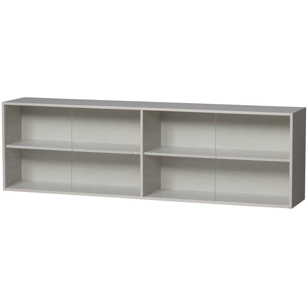 WOOOD Klink Opzetkast - Grenen - Mist - 60x200x35
