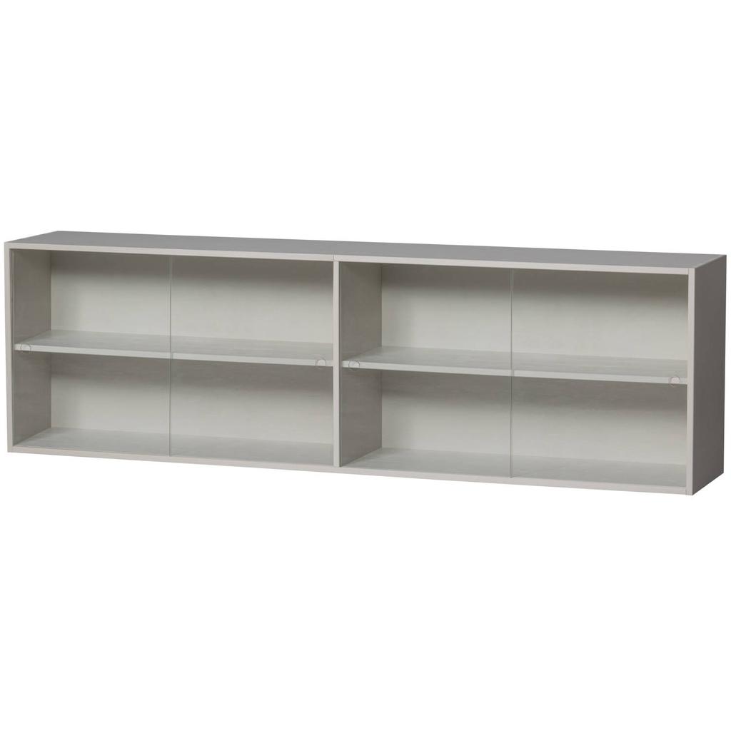 WOOOD WOOOD Klink Opzetkast - Grenen - Mist - 60x200x35