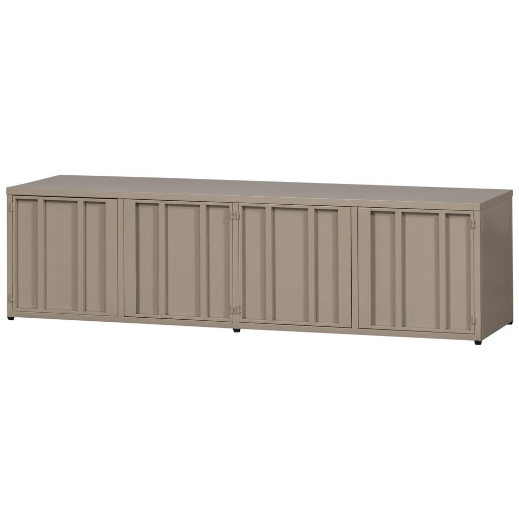 WOOOD WOOOD Level Tv-Meubel - Metaal - Honinggeel - 44x160x44