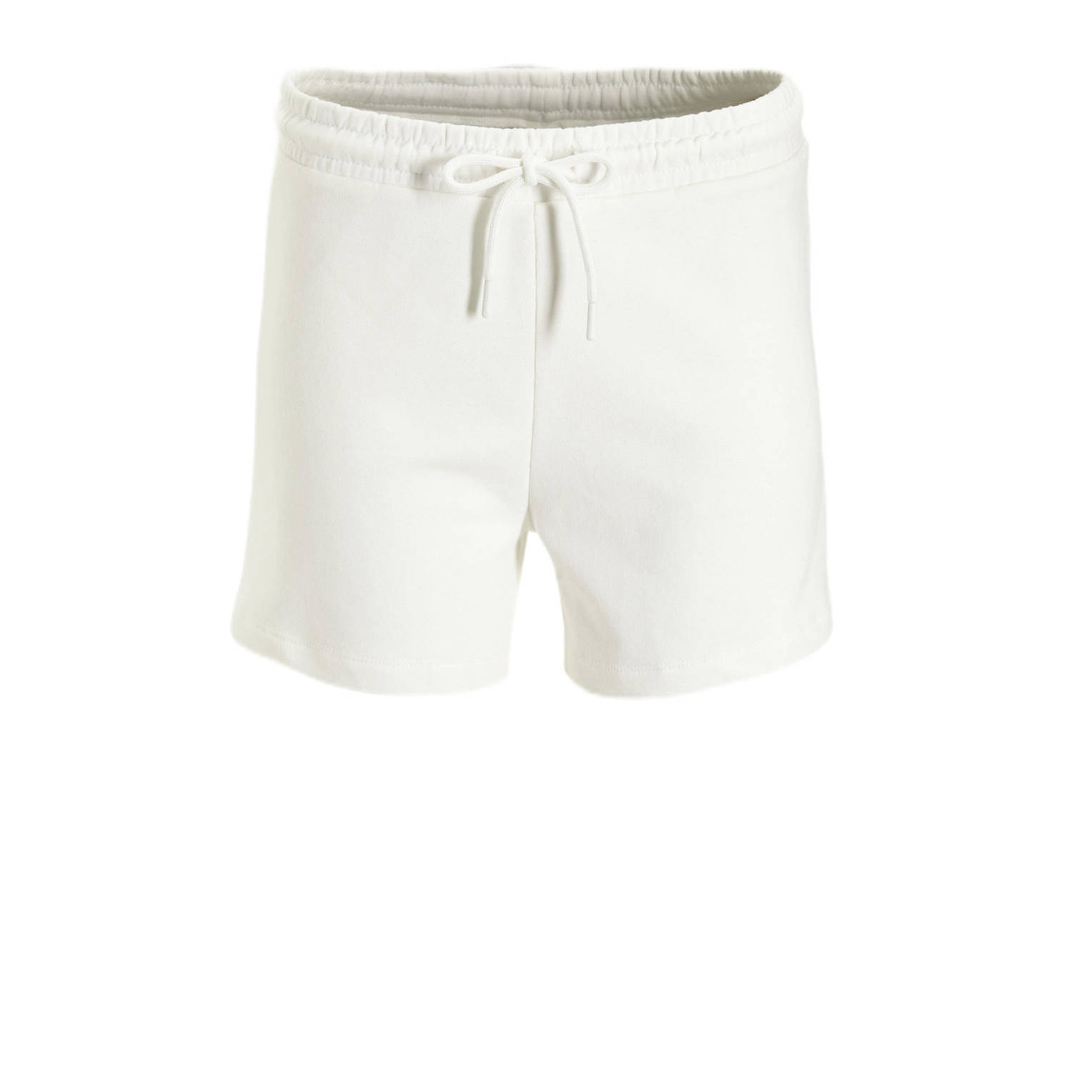Anytime sweatstof korte broek wit