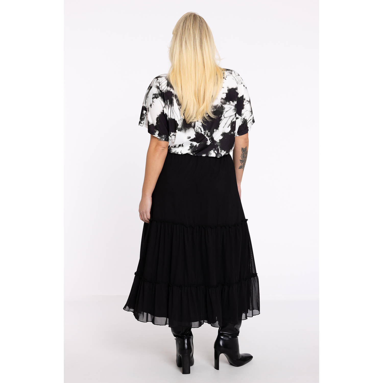 YOEK x Hannelore maxi rok zwart