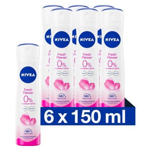 Deodorant Spray Fresh Flower 150 ml Multiverpakking