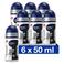 NIVEA FOR MEN Deodorant Roll On  Invisible Black&White Power 50 ml Multiverpakking