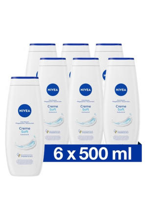 Nivea Crème Soft Douchecrème 500 ml Multiverpakking