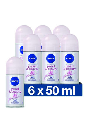 Deodorant Roll On Pearl & Beauty 50 ml Multiverpakking
