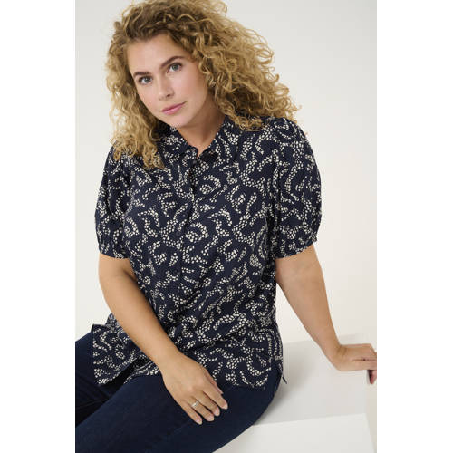 Kaffe Curve blouse zwart afbeelding