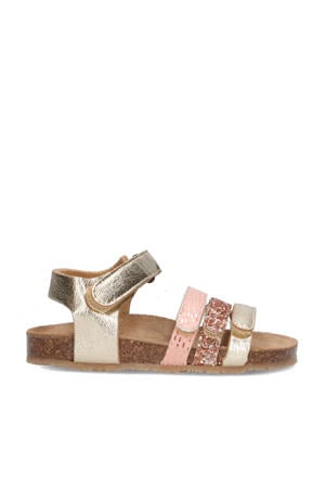 sandalen goud/roze