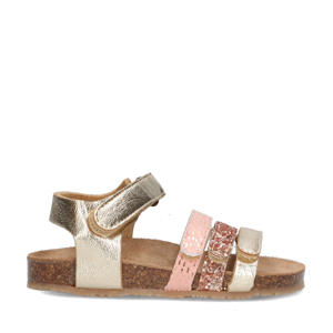   sandalen goud/roze