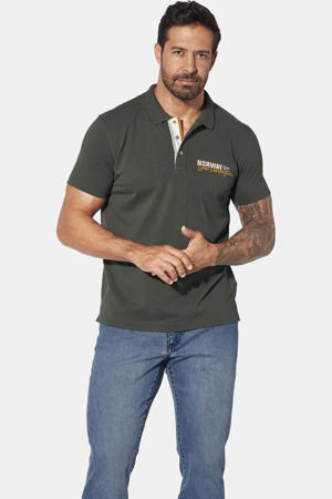 polo Plus Size JAKOV olijfgroen