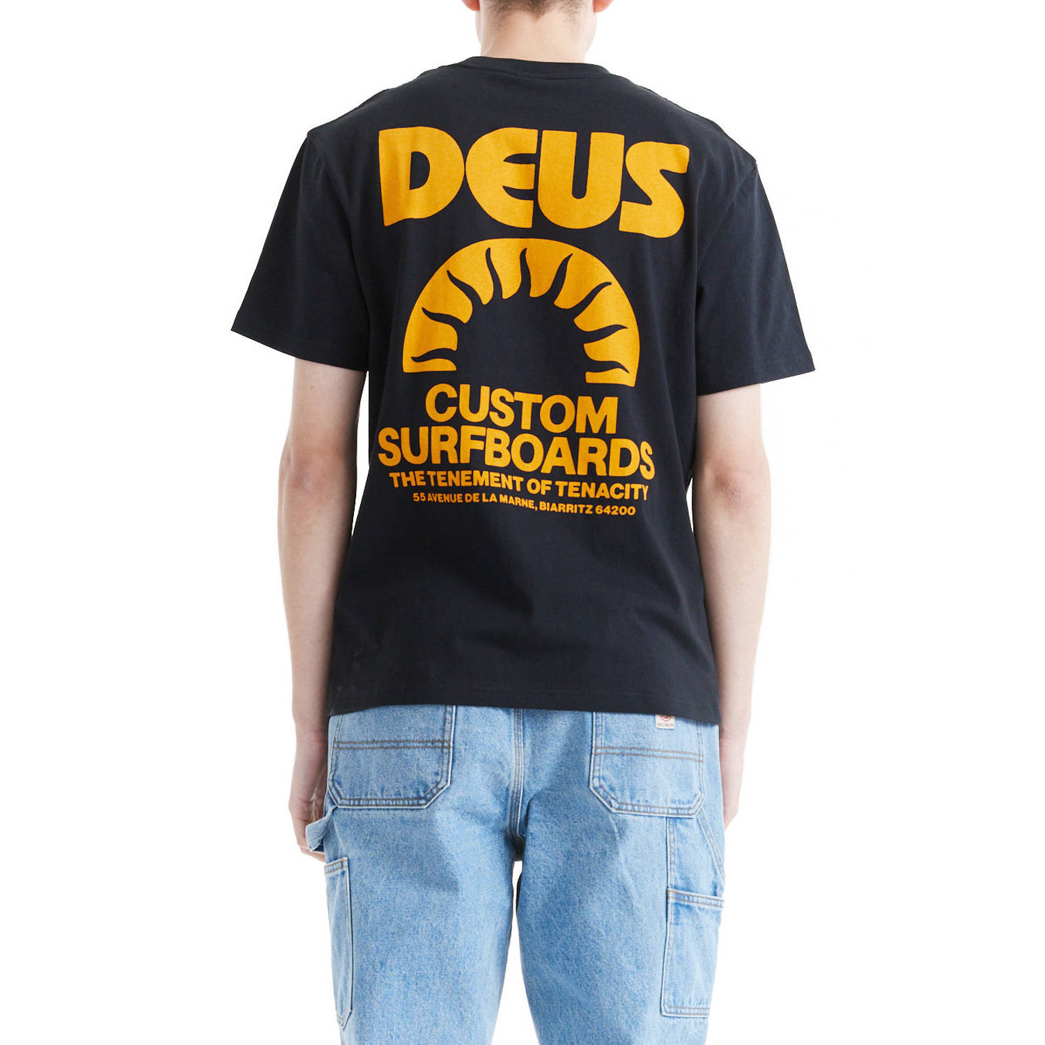 Deus Ex Machina regular fit t-shirt Melodies zwart