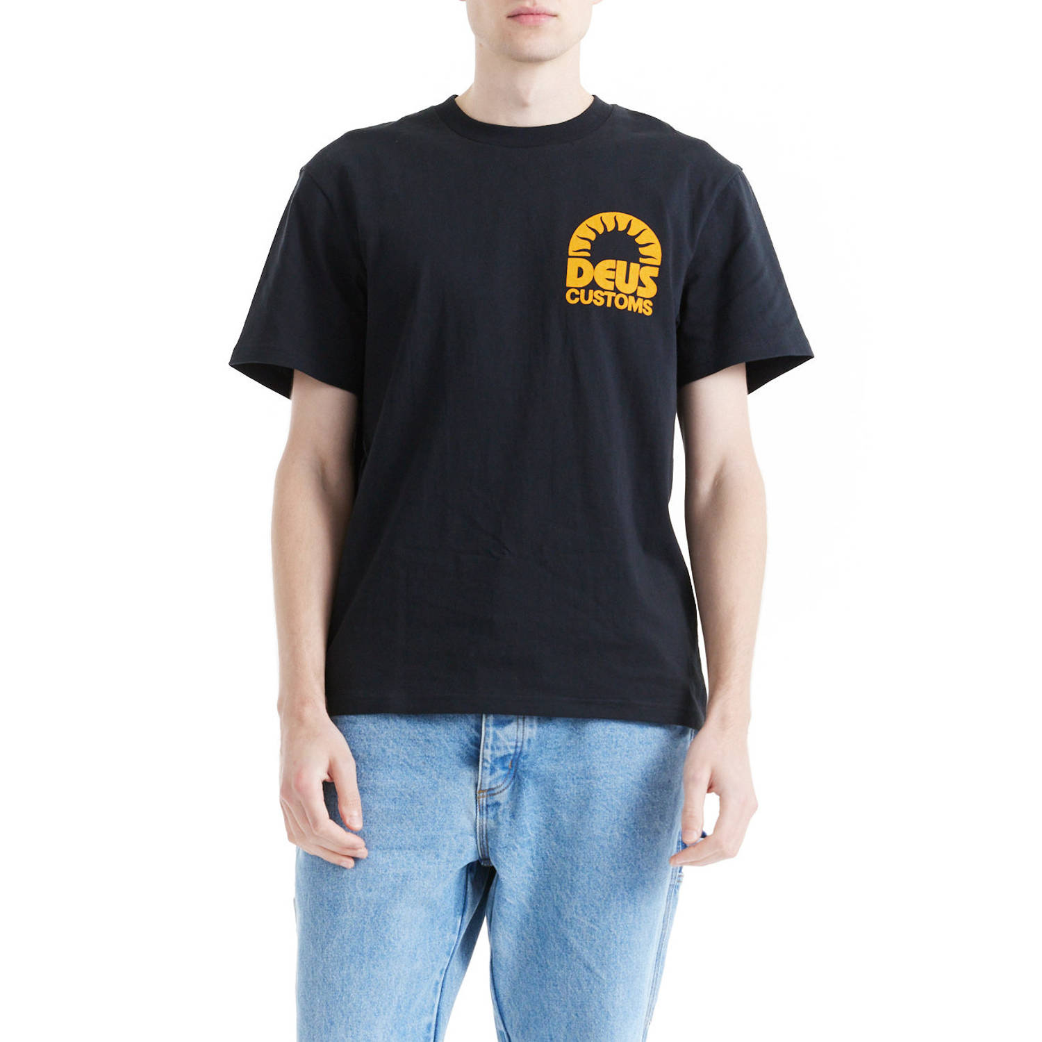 Deus Ex Machina regular fit t-shirt Melodies zwart