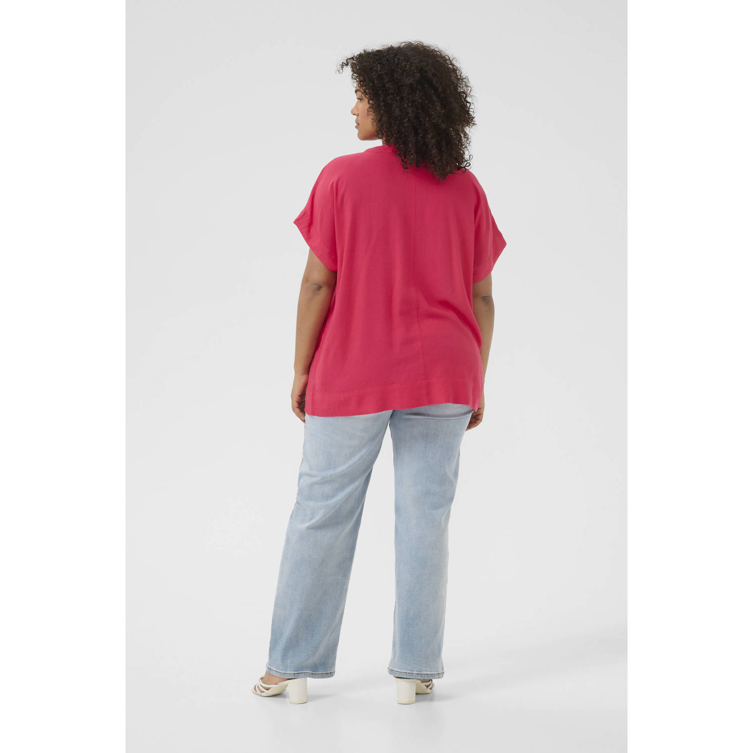 Kaffe Curve top roze