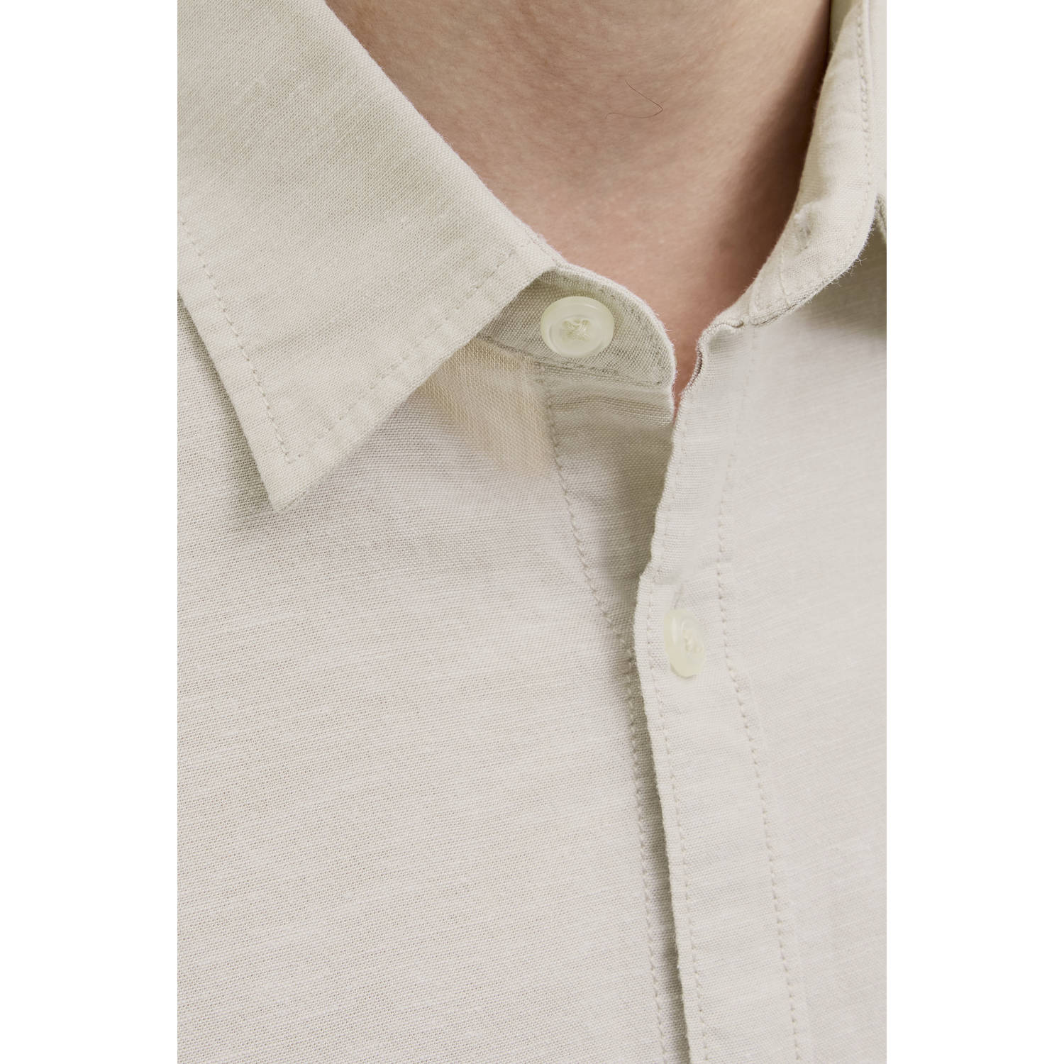 JJ REBEL casual overhemd ecru